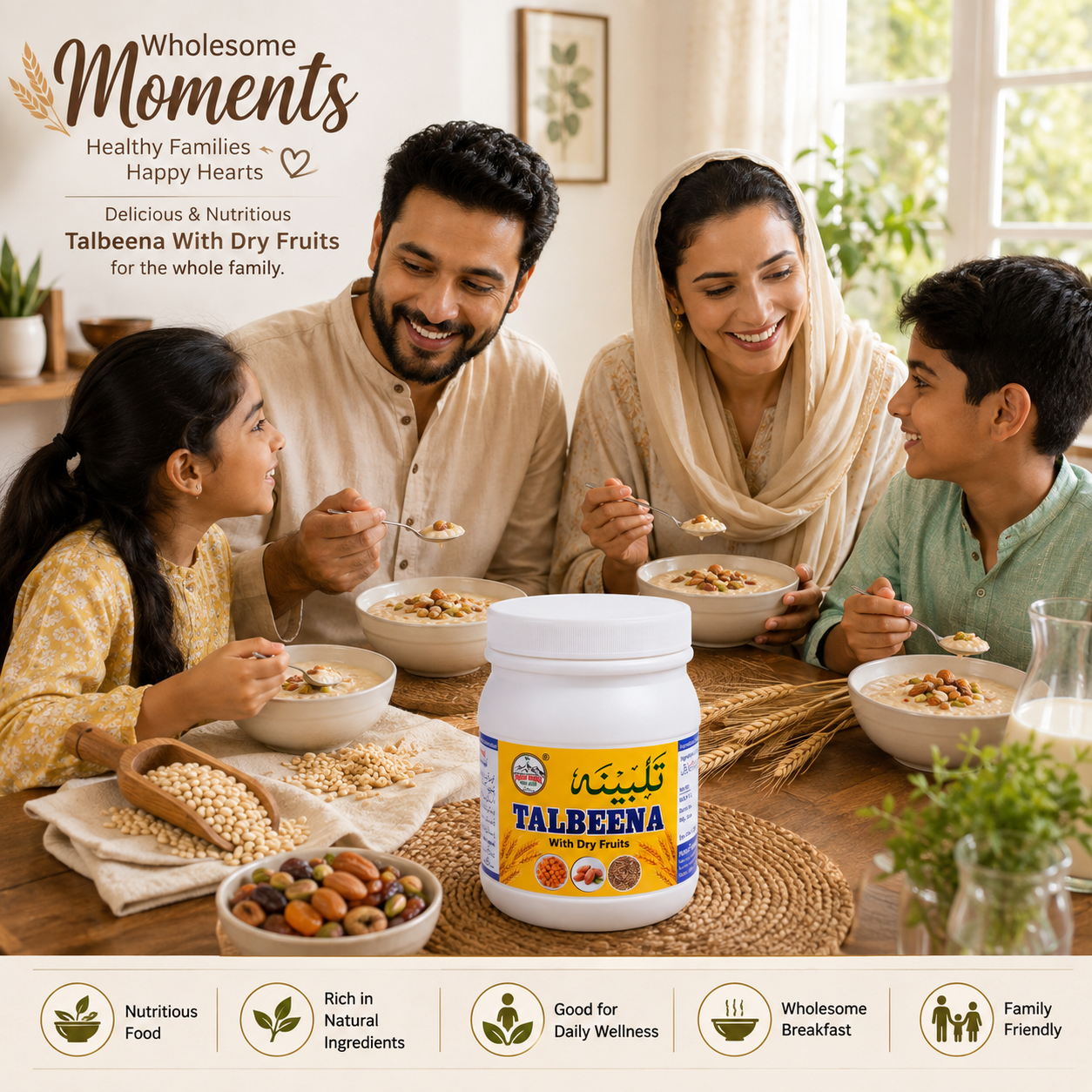 Talbeena Buy 1 Get 1 Free | Talbeena With Dry Fruits – Parbat Herbal Visual Guide 2